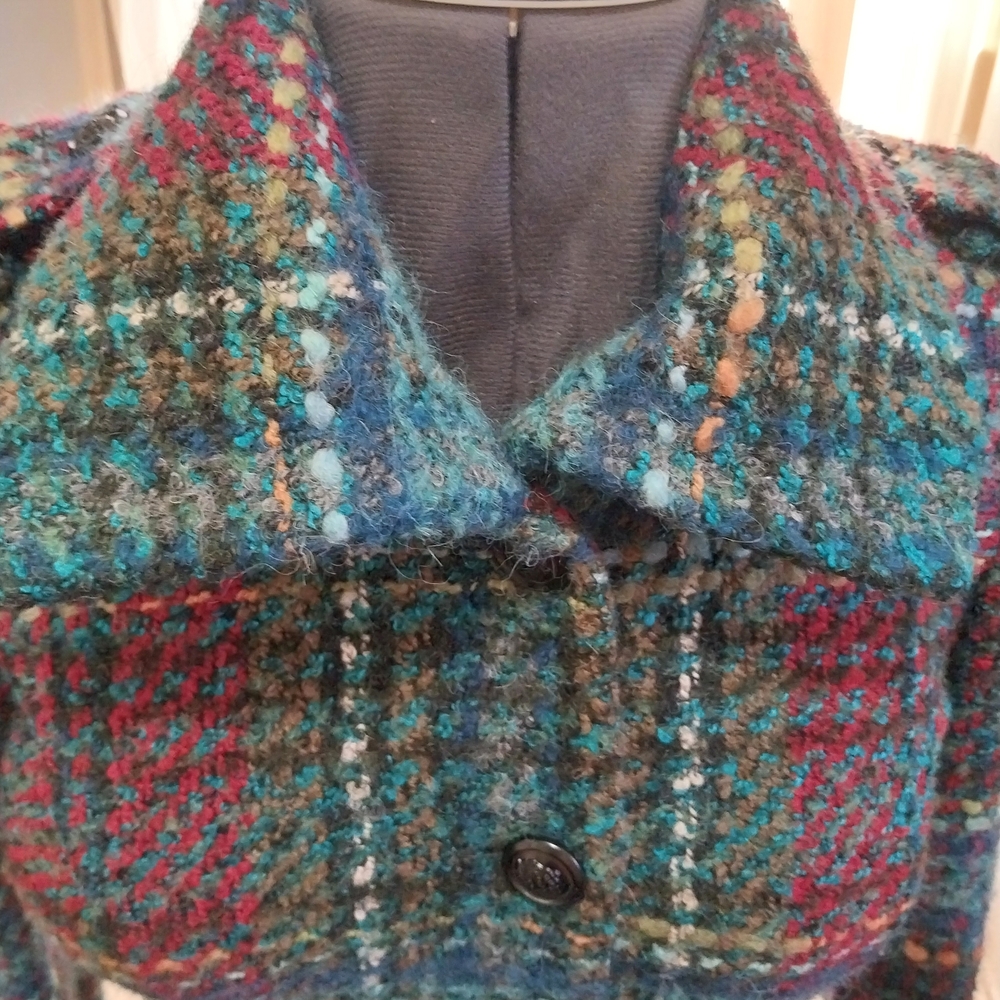 Etcetera Multicolor Wool Blend Coat - image 4